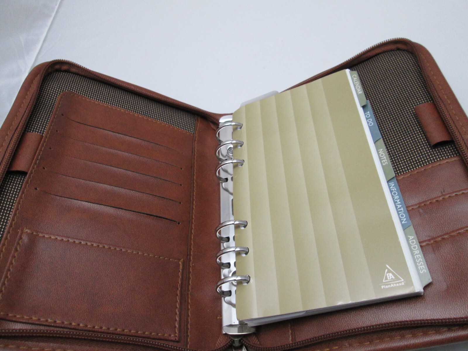 Plan Ahead Planner Organizer Agenda 6 Ring Binder 8.5″ x 6″ OD