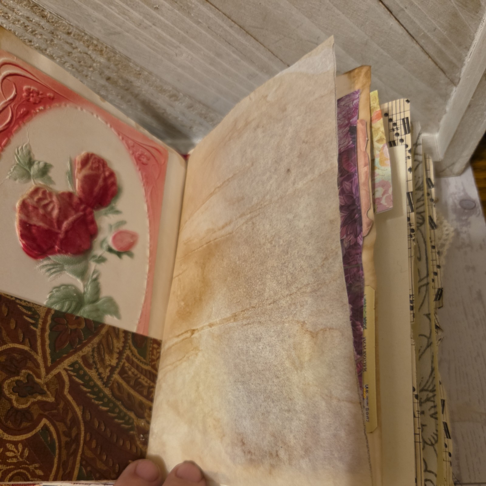 Fully Embellished Handmade Boho Style Junk Journal 72 pages front to back