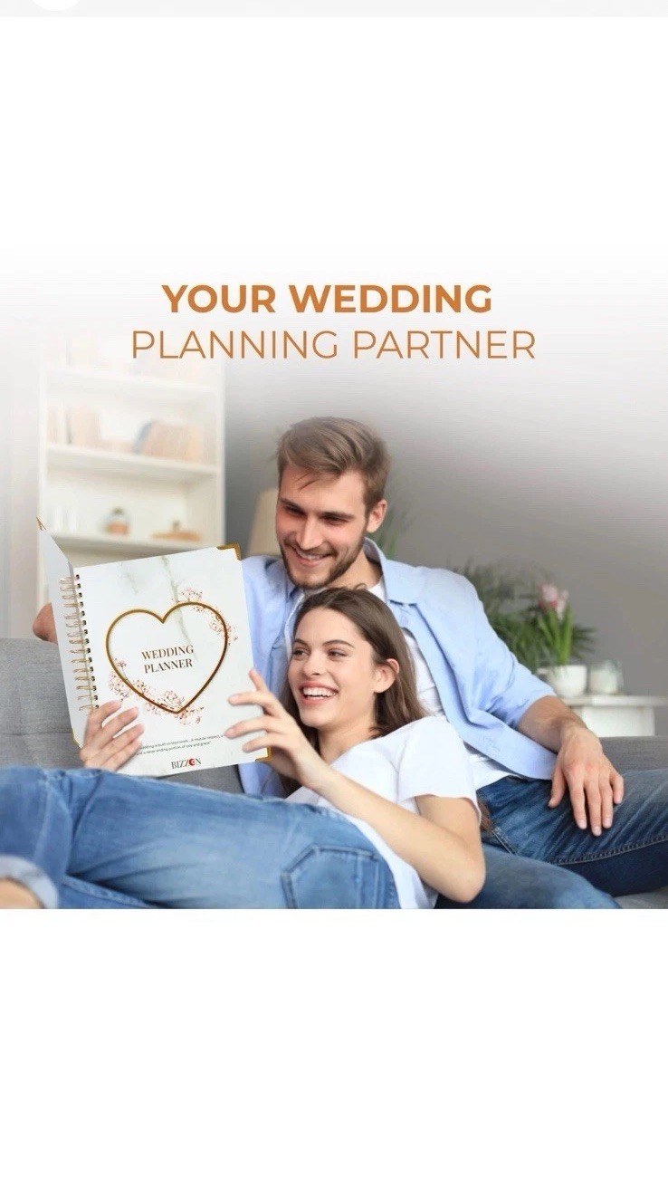 Wedding Planner for Bride 9″ x 11″ – Wedding Planning Book & Organizer