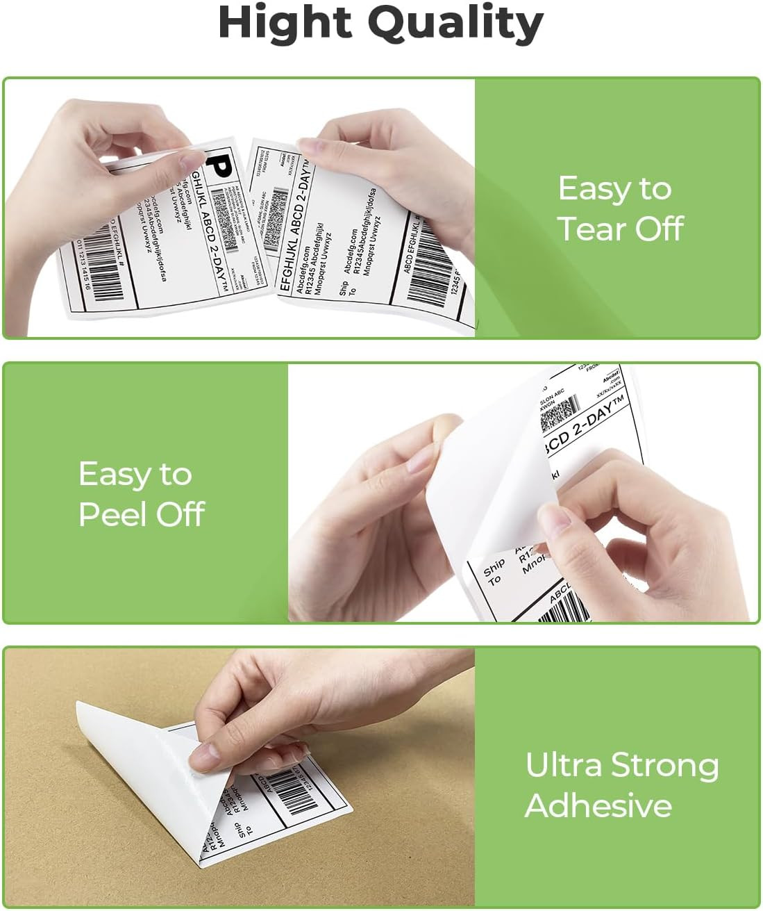 Genuine 4X6 Direct Thermal Shipping Label 500 Labels/1 Stacks, 4X6 Thermal Label