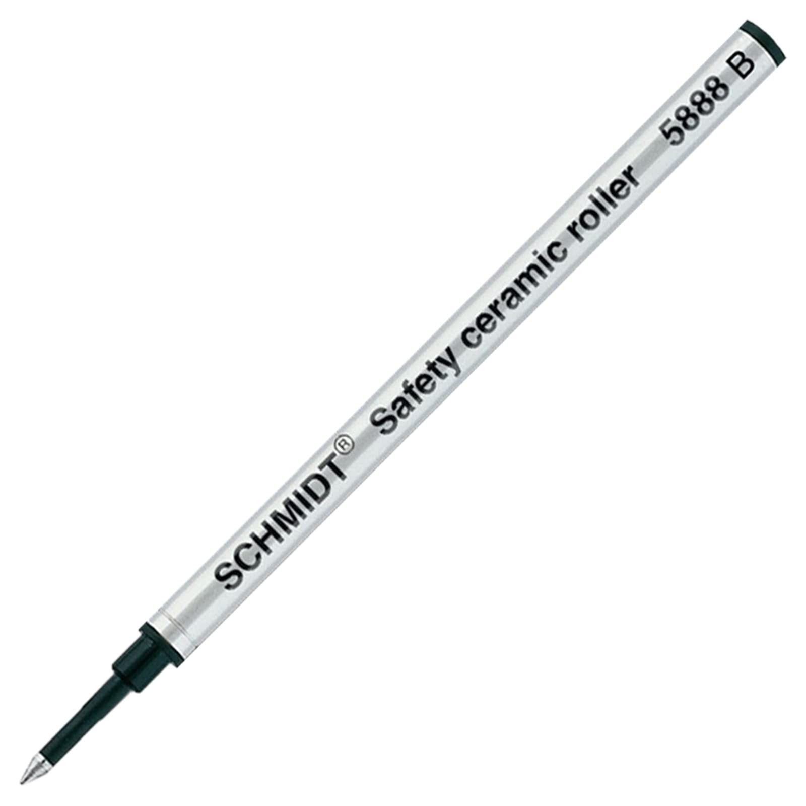 Schmidt 5888 B Safety Ceramic Rollerball Broad Tip (1.0 mm), Black, Blue