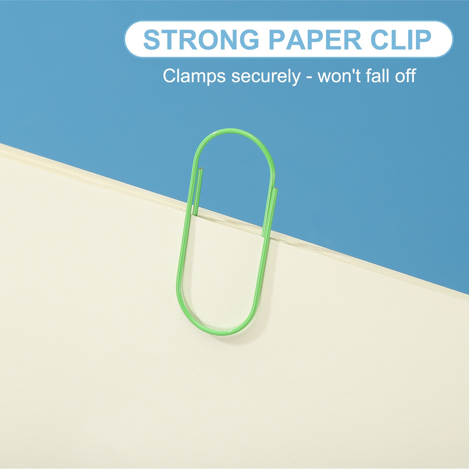 50pcs 2inch Paper Clip, 50mm Rust-proof Paper Clip Large Paper Clip, Red