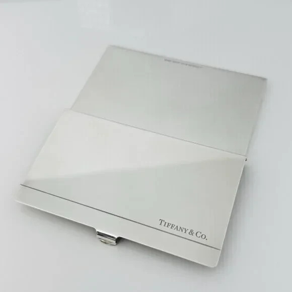 Tiffany & Co Pocket Business Card Holder 925 Sterling Silver w/ Box – Never Used