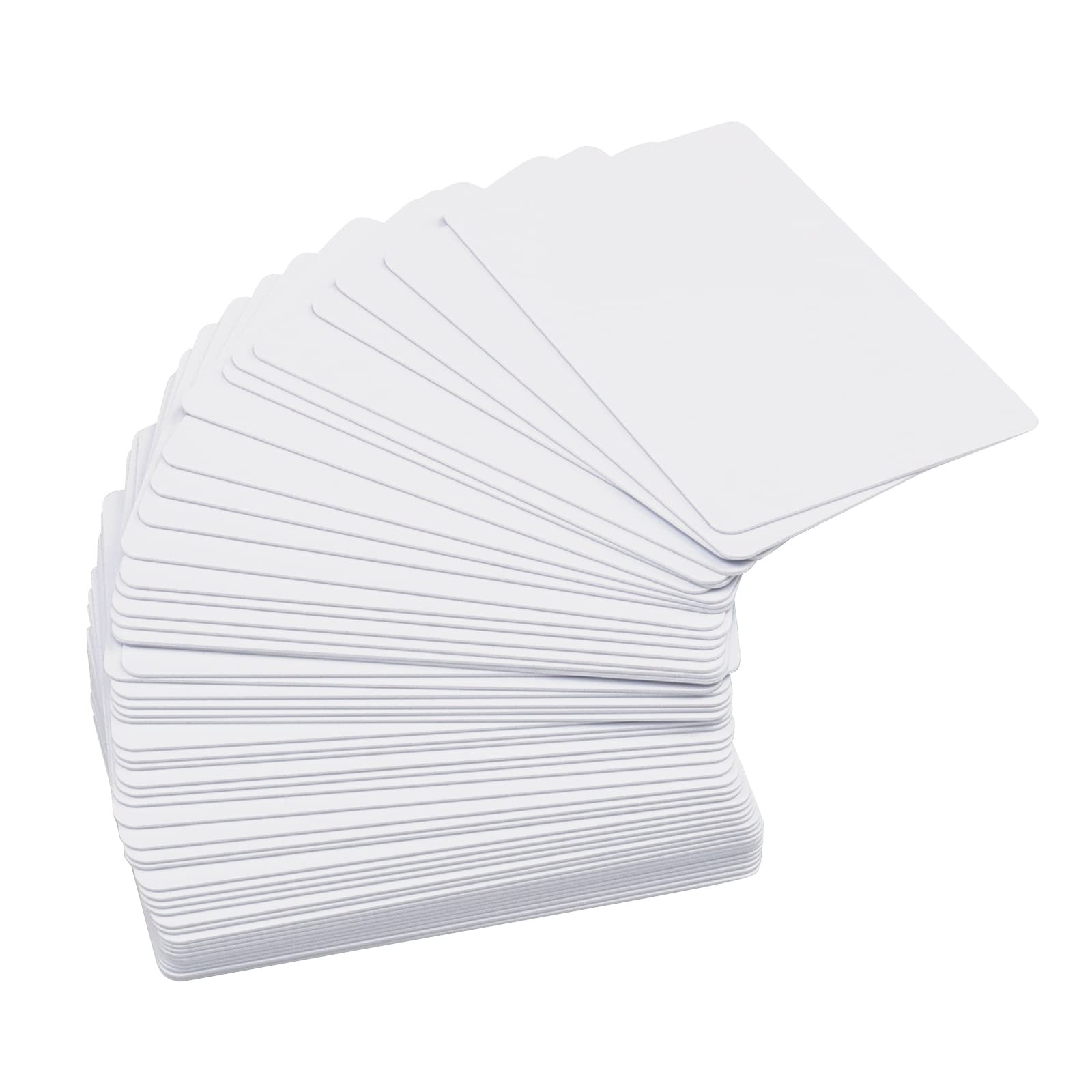 50 Pack Premium Blank PVC Cards, CR80 30 Mil Graphic Quality White Plastic Ca…