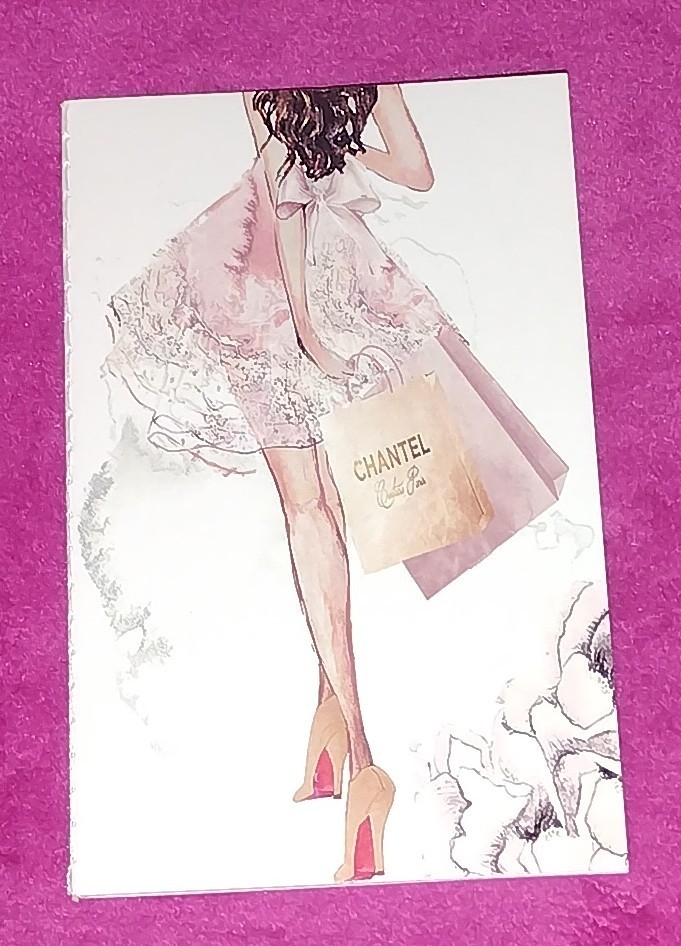 Handmade Woman Shopping Designer Travel Pocket Size 16 Page Notebook Journal