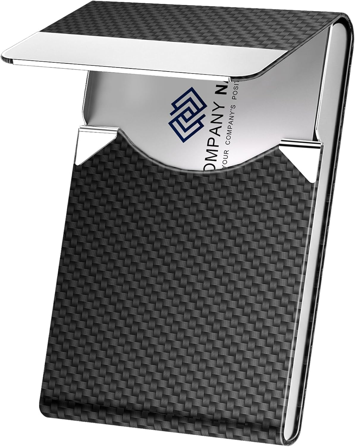 Business Card Holder, Metal Slim Business Card Case, Pocket Card Holder for Wome