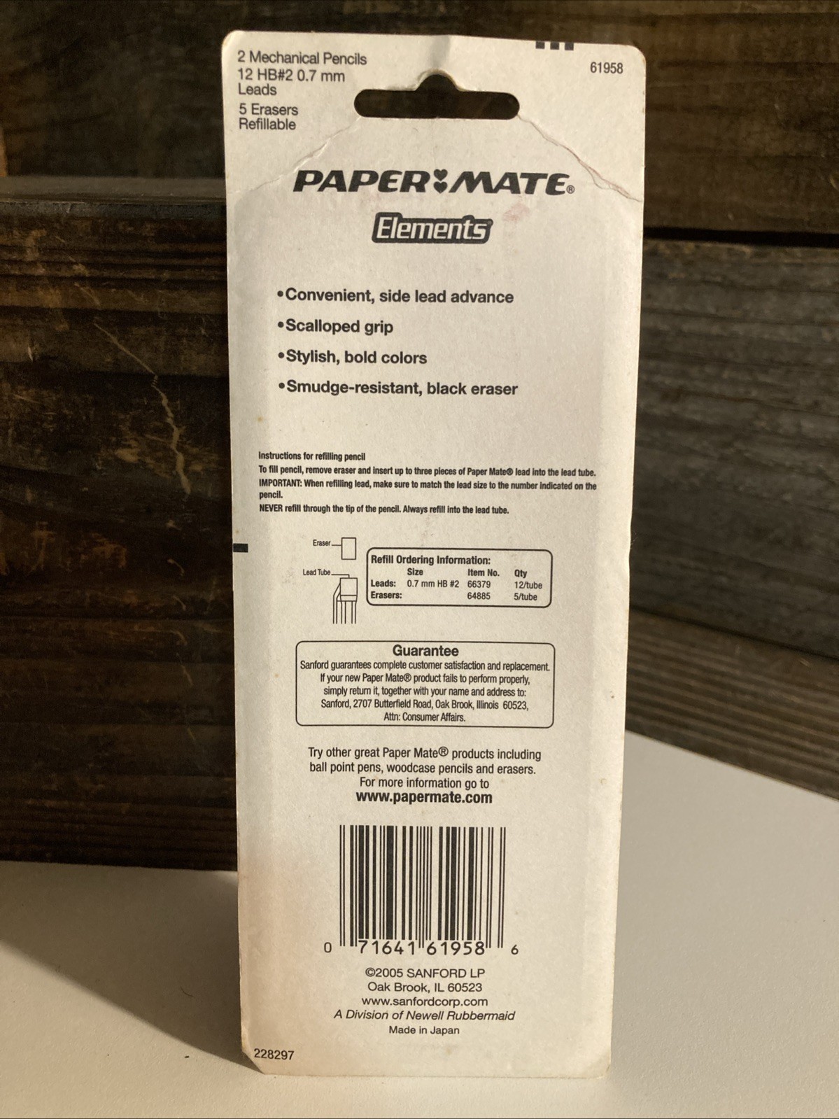 New Paper Mate Clearpoint Elite Mechanical Pencil Starter Set, 0.7 mm 2005 NOS