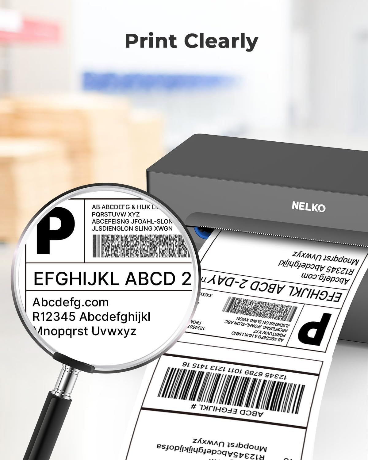 Genuine 4X6 Direct Thermal Shipping Label 500 Labels/1 Stacks, 4X6 Thermal Label
