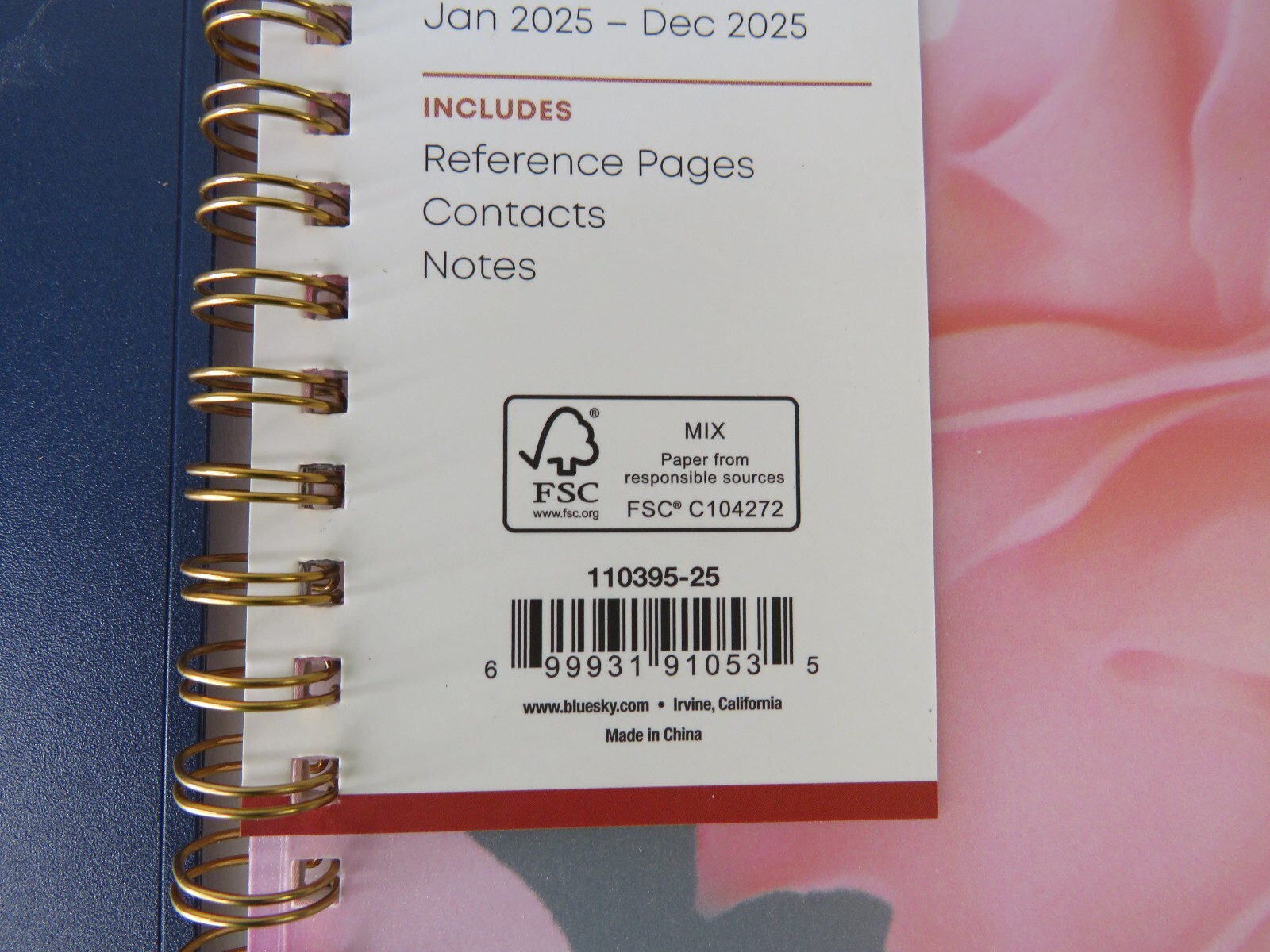 2 2025 Blue Sky Joselyn & Blue 8″ x 10″ Monthly Planner Planning calendar