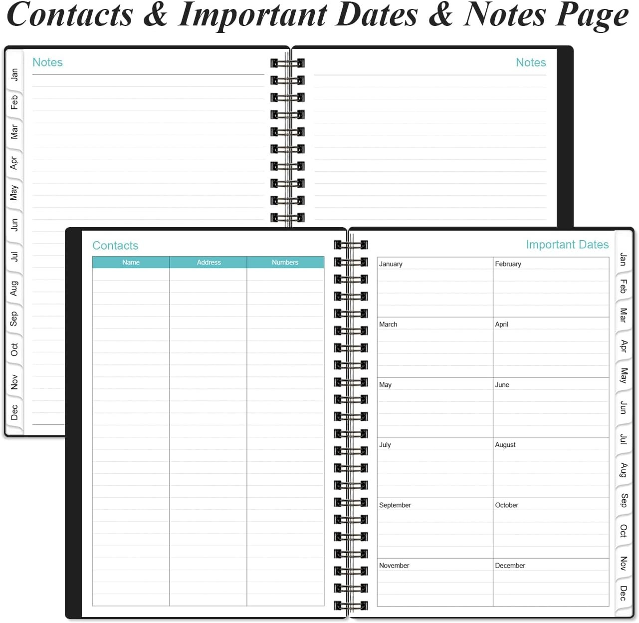 Daily Planner 2026 Full Page Per Day- 2026 Daily & Monthly Planner from January