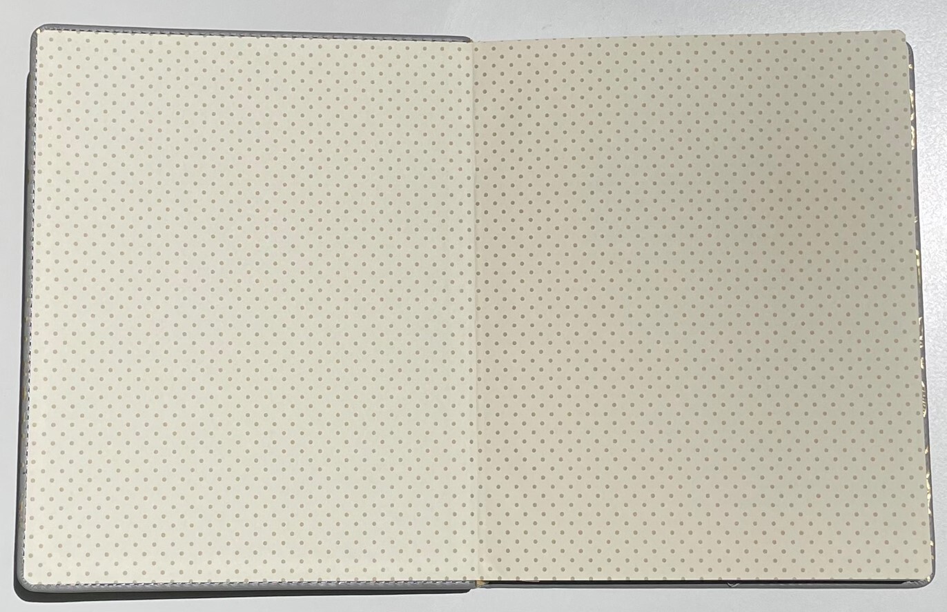 Eccolo Oversized Soft Leatherette Embossed Notebook Journal 10″ x 8″