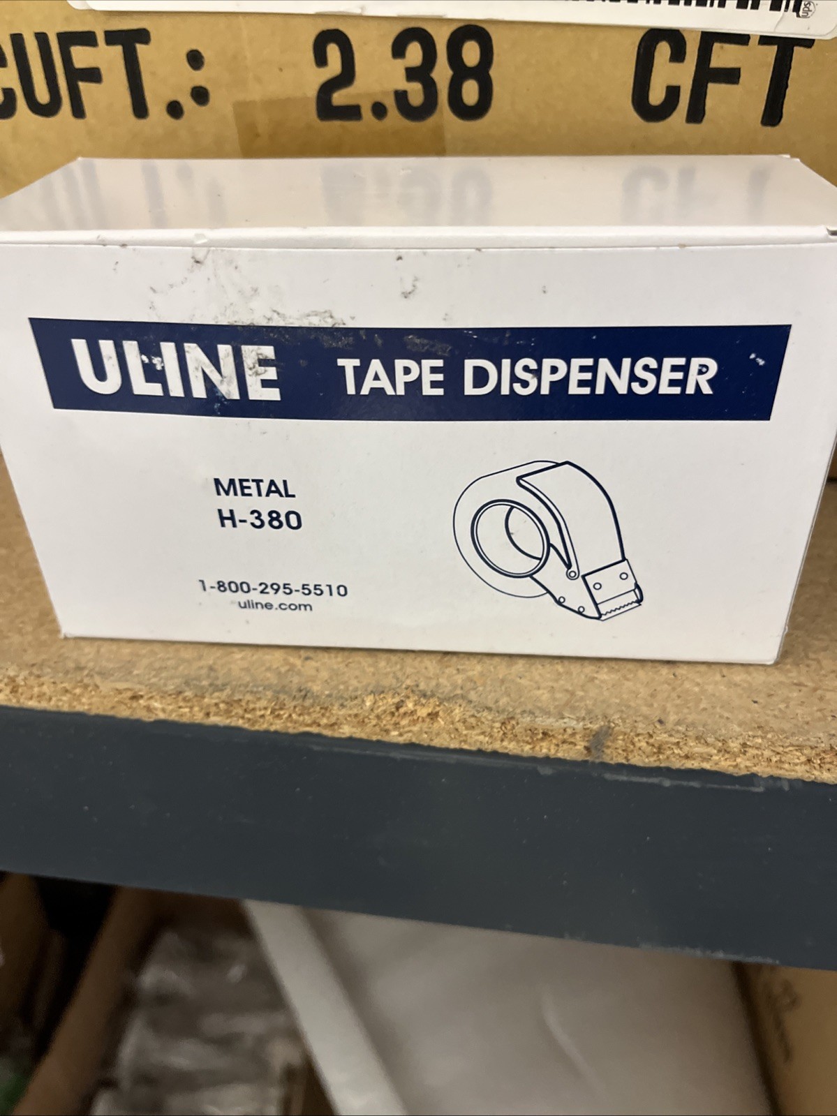 Uline H-380 2″ Metal Strapping Tape Dispenser NEW ~FREE SHIPPING~