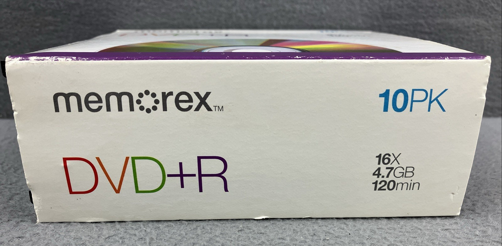 Memorex 10 Pack DVD+R Blank Media Discs In Jewel Cases 16x 4.7GB 120 Min