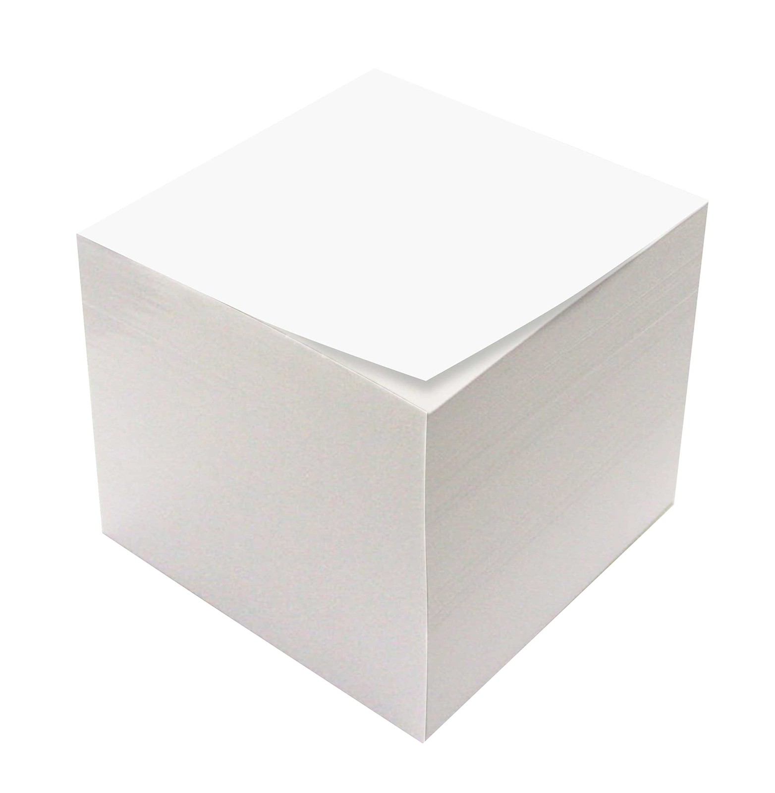 Memo Cube Refill, 3.54″ Square (90 x 90mm), 900 Sheets, White FSC Paper, 80gs…