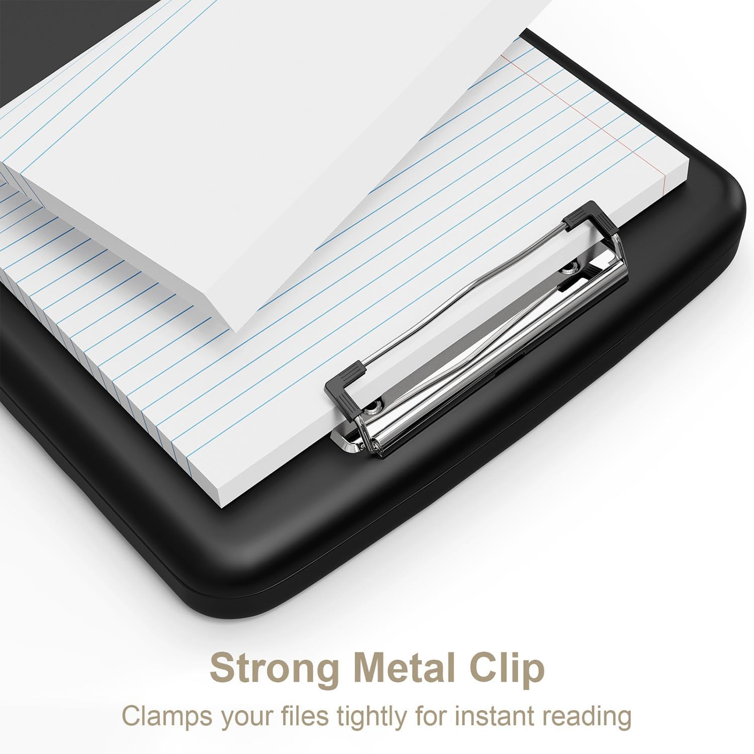 Clipboard with Storage, 8.5 X 11 Organization Box with Pen Holder and A4 Legal P