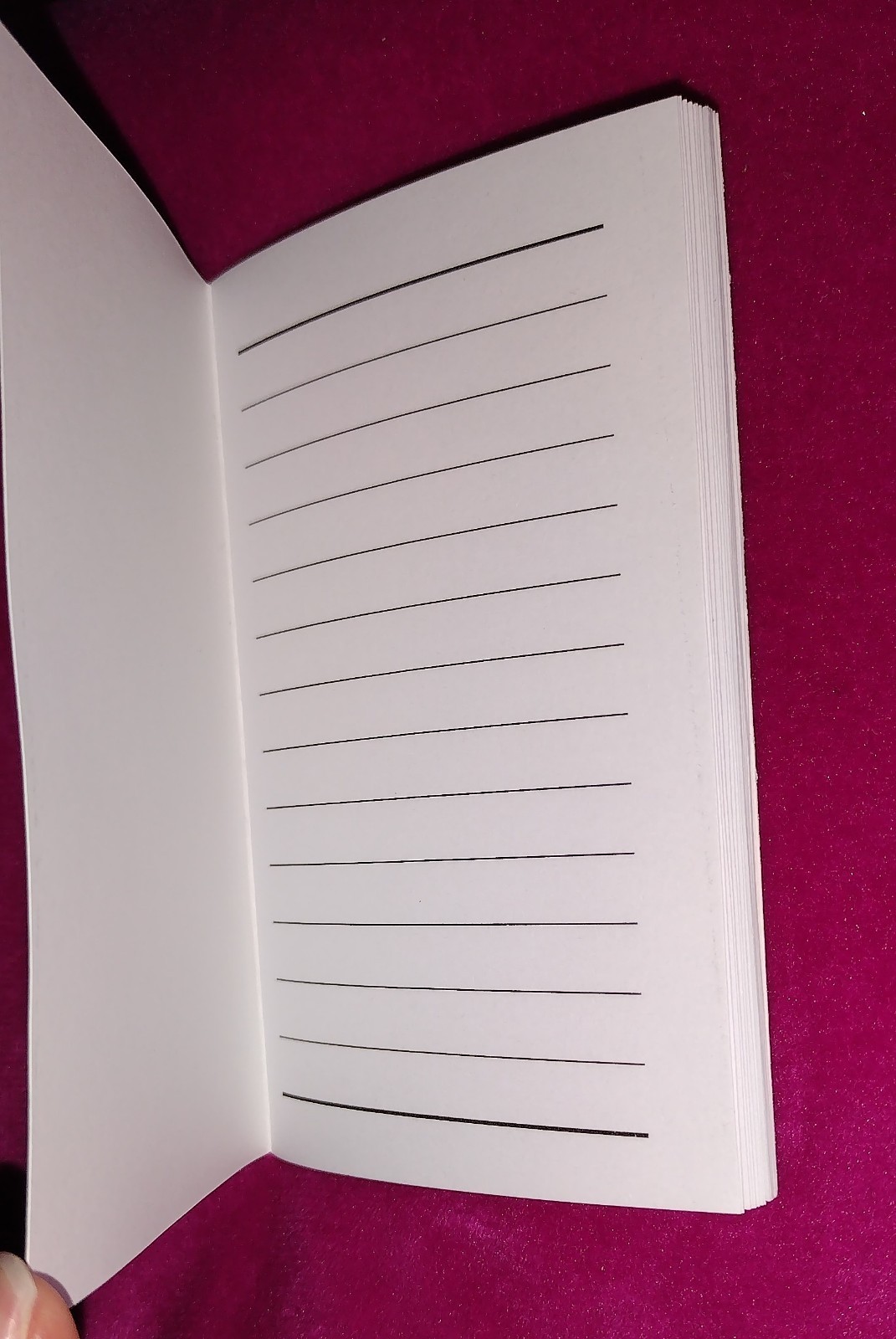 Handmade Hello Beautiful Designer Travel Pocket Size 16 Page Notebook Journal