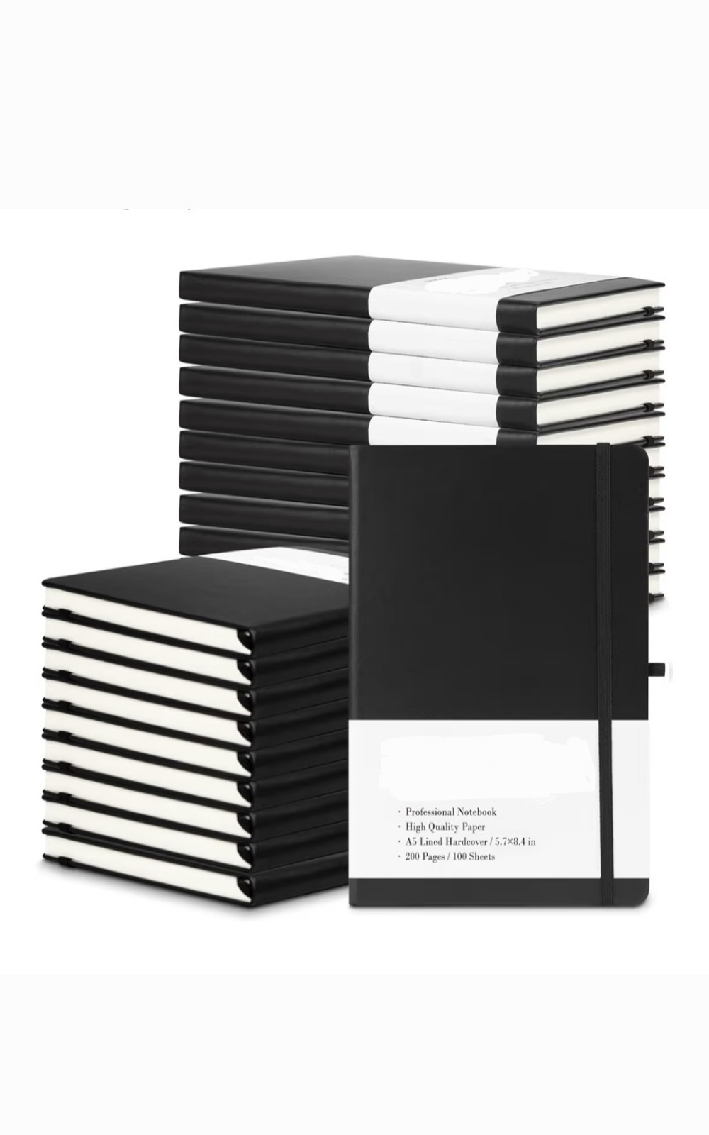 Leather Hardcover Journal 8″ 224 Lined Pages, Archival Paper, Graphic Image