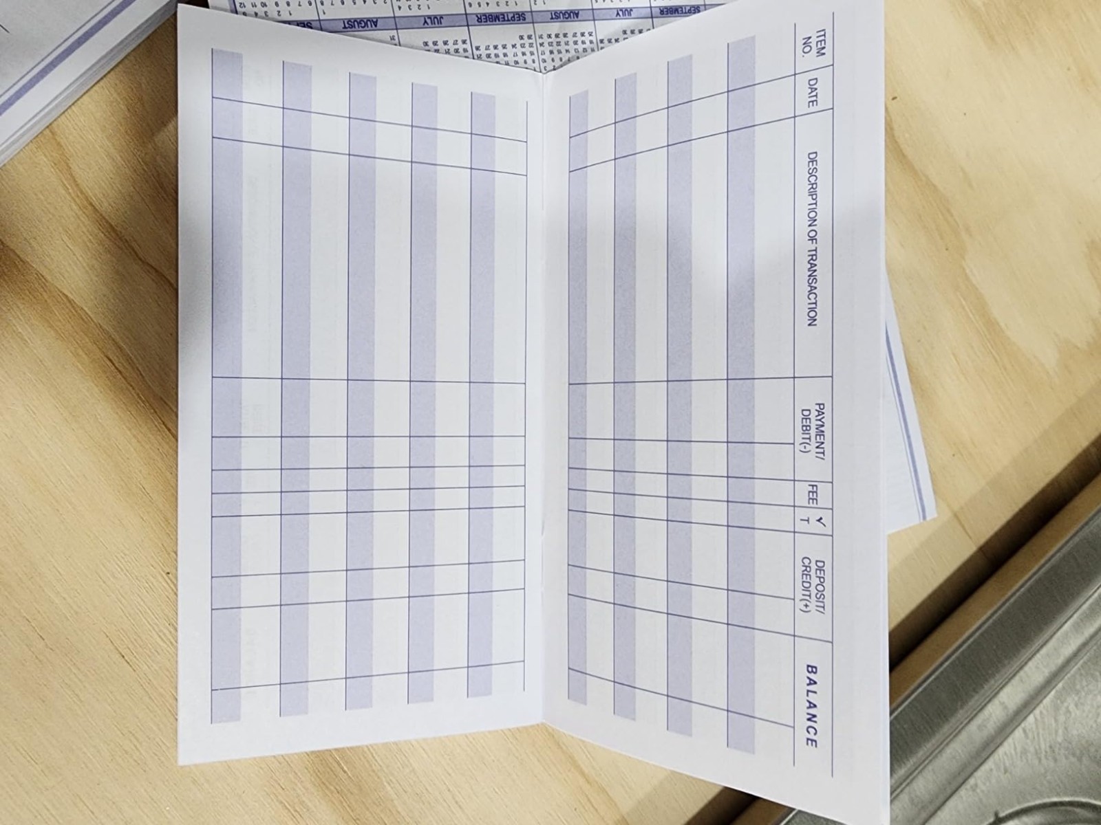 20 Pack Blank Check Register Book Larger Lines Transaction Ledger Easy Read