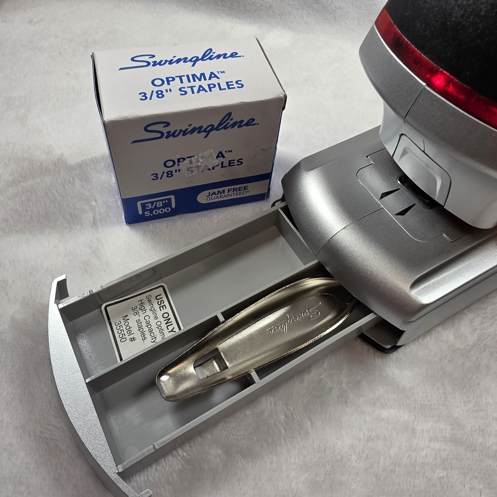 Swingline Optima 45 Electric Stapler 45 Sheet Capacity Heavy Duty Model 48209