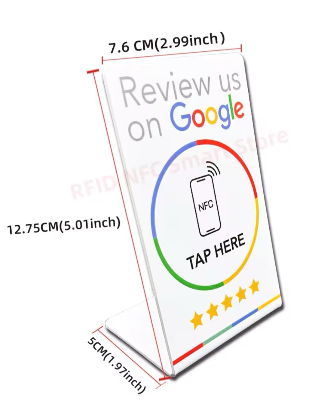 NFC Google Review Stand – Tap To Rate – Boost Your Google Reviews – US Seller