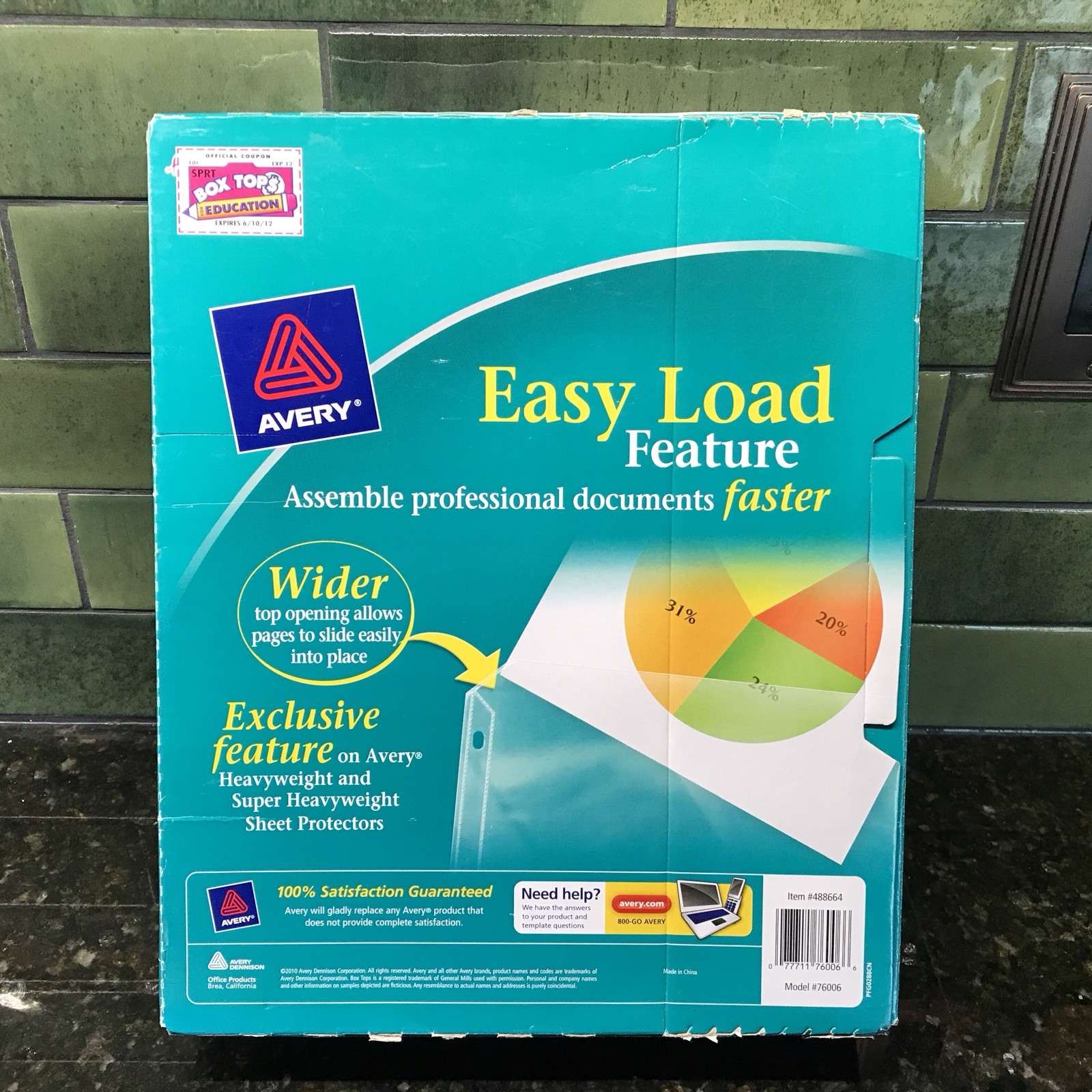 Avery 250 ct. Sheet Protectors Clear Top Load 76006 Acid Free Sealed Package New