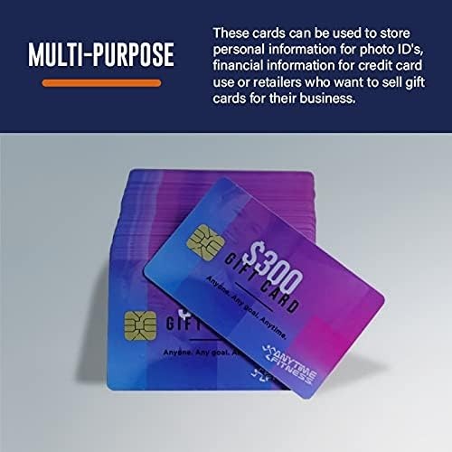 Bulk 100 Hi-Co Magnetic Stripe Chip Cards – Reliable PVC with Ten Lifespan