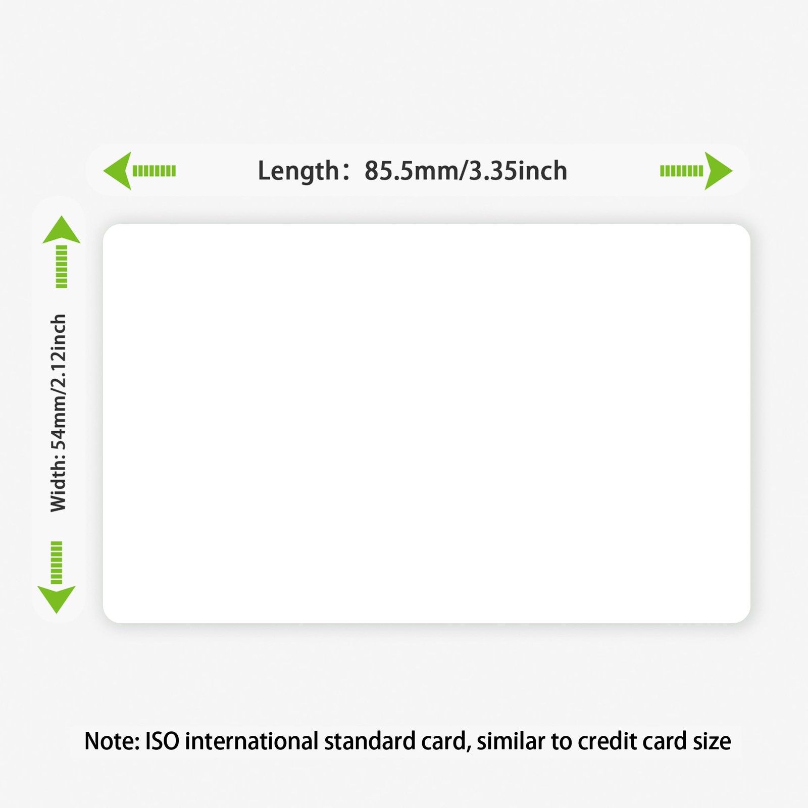 250 PCS Premium Blank PVC Graphic ID Cards CR80 30 Mil White Plastic Printer