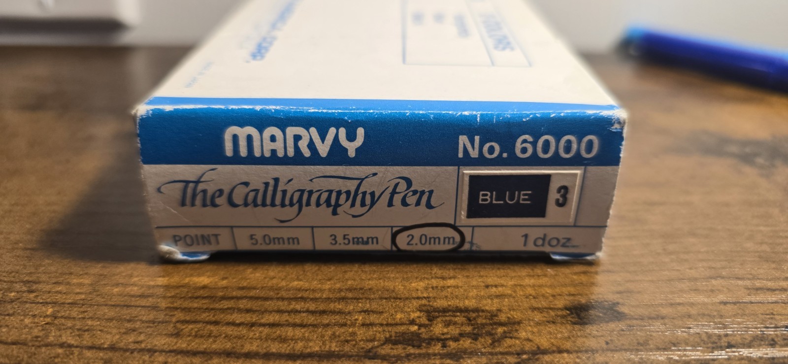 MARVY The Calligraphy Pen 2.0 BLUE Box Of 12