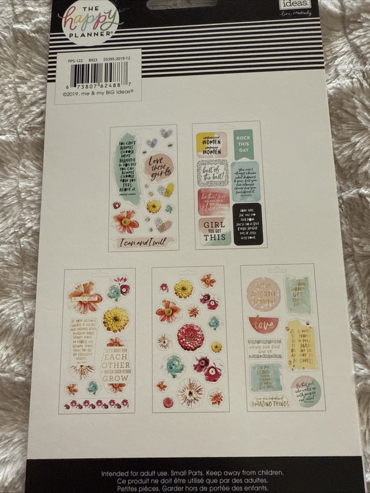 The Happy Planner Sticker Books LOT OF 3 Some Missing a Few Stickers