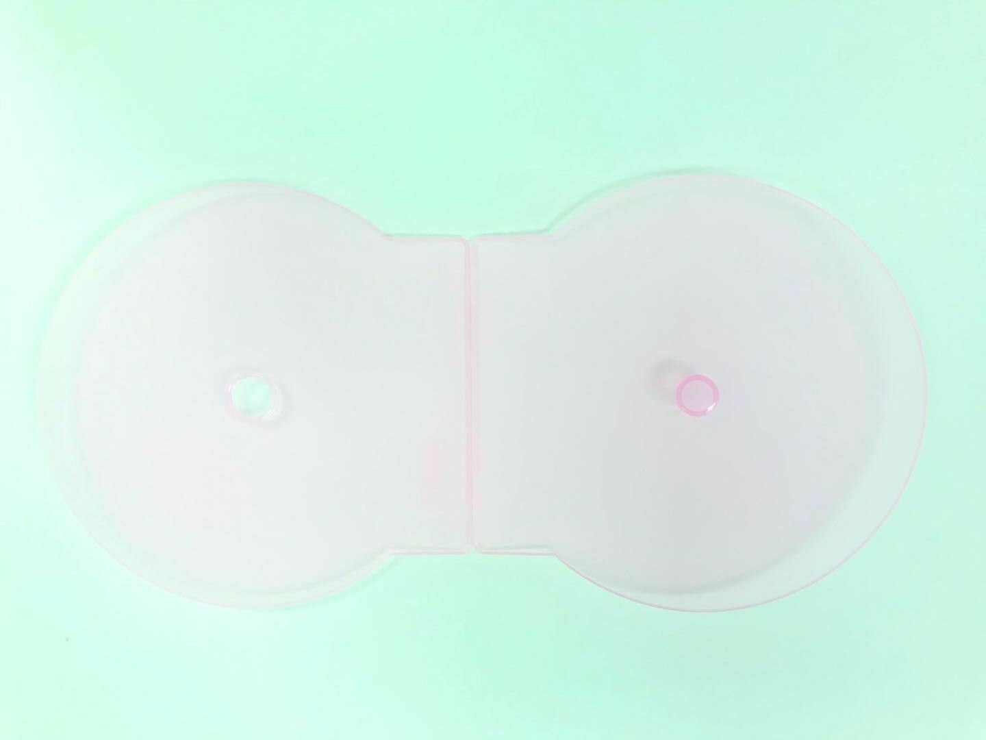 100PCS NEW CLAMSHELL PINK PAKRITE CD/DVD CASES
