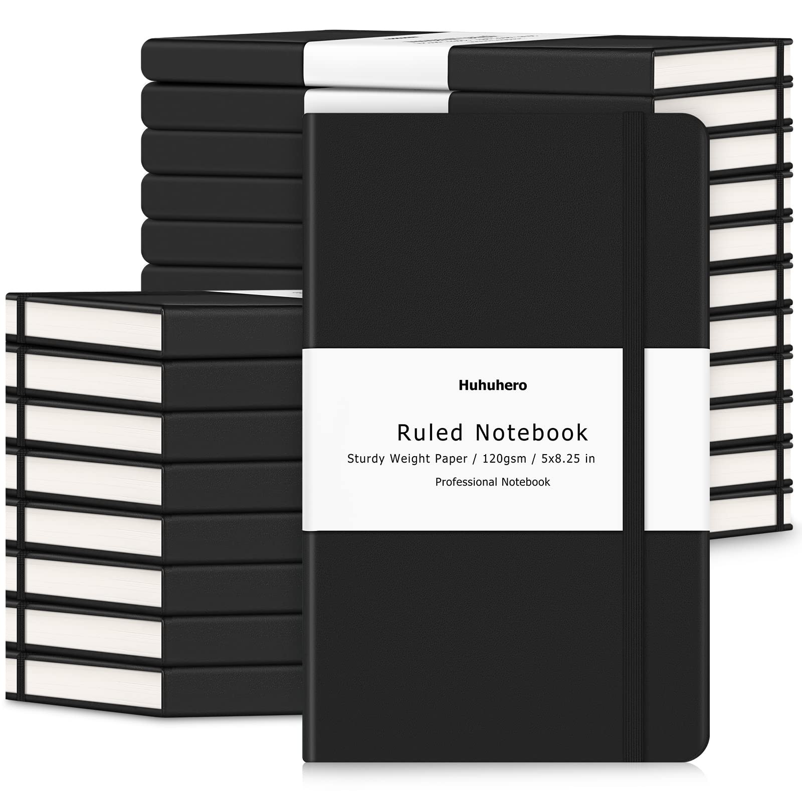 Lined Journal Notebook, 20 Pack Hardcover College Ruled Notebooks for Work Sc…