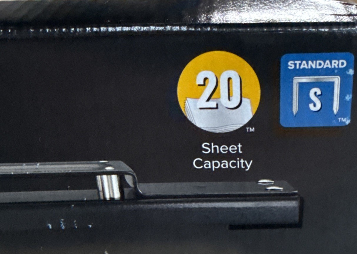 BOSTITCH B440LR Long Reach Stapler, 20-Sheet Capacity