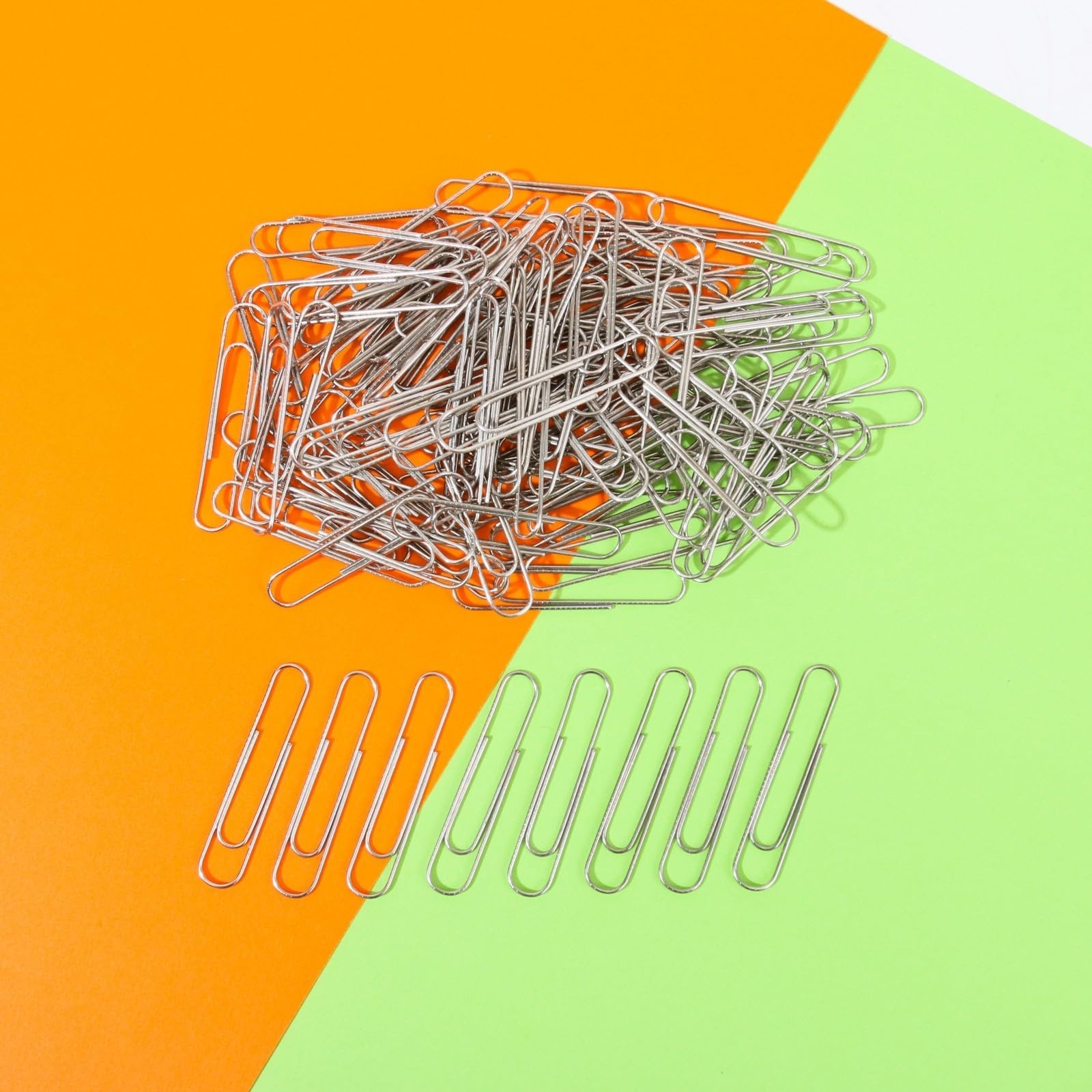 Jumbo Silver Paper Clips – 1000 Count (10 Boxes of 100) – Standard Size 2.0in –