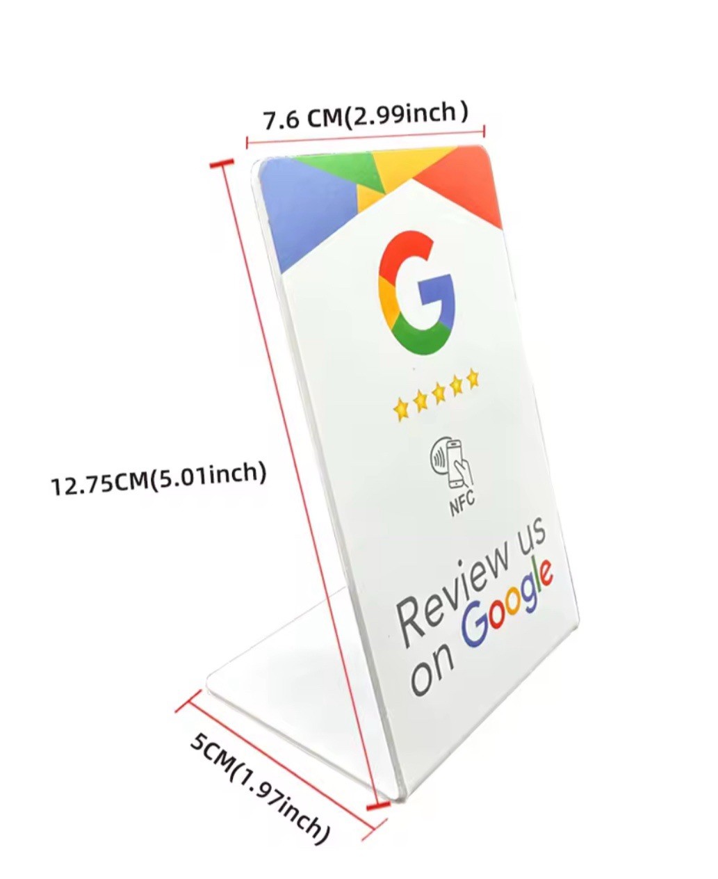 NFC Google Review Stand – Tap To Rate – Boost Your Google Reviews – US Seller