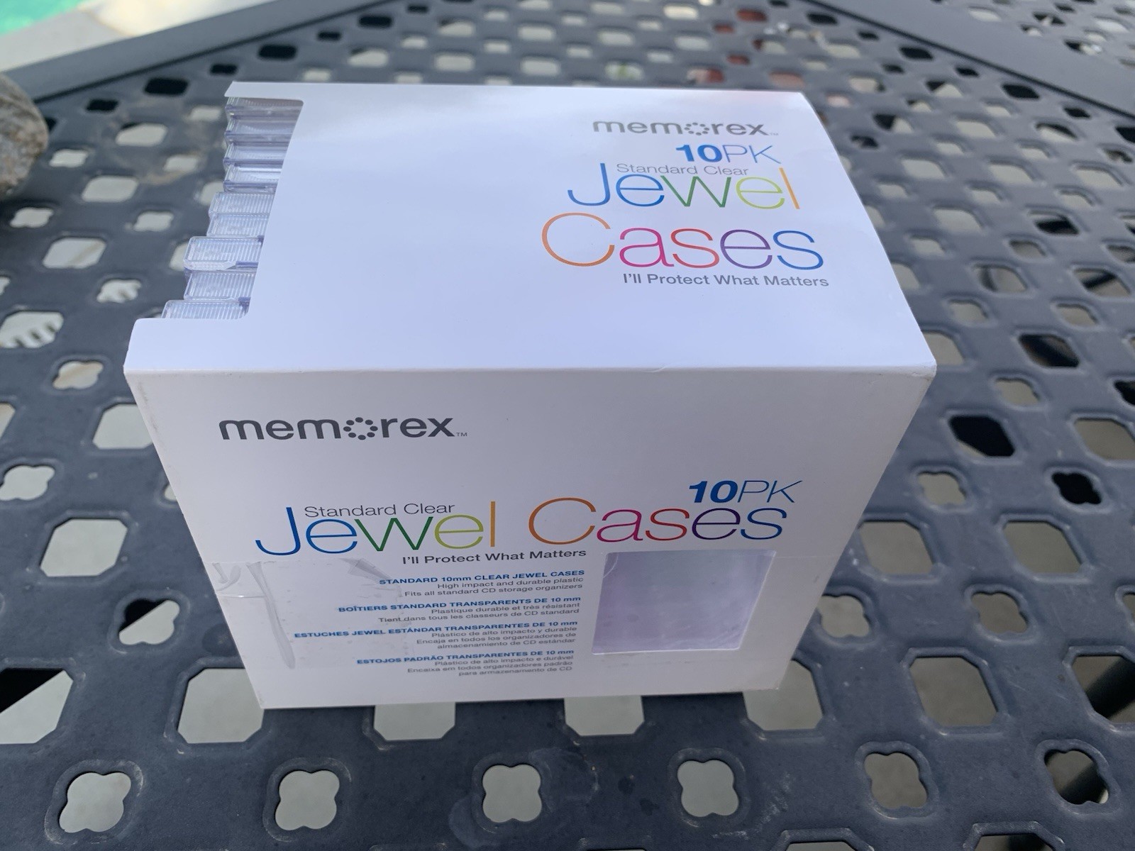 Memorex 10 Pack CD Jewel Cases, New