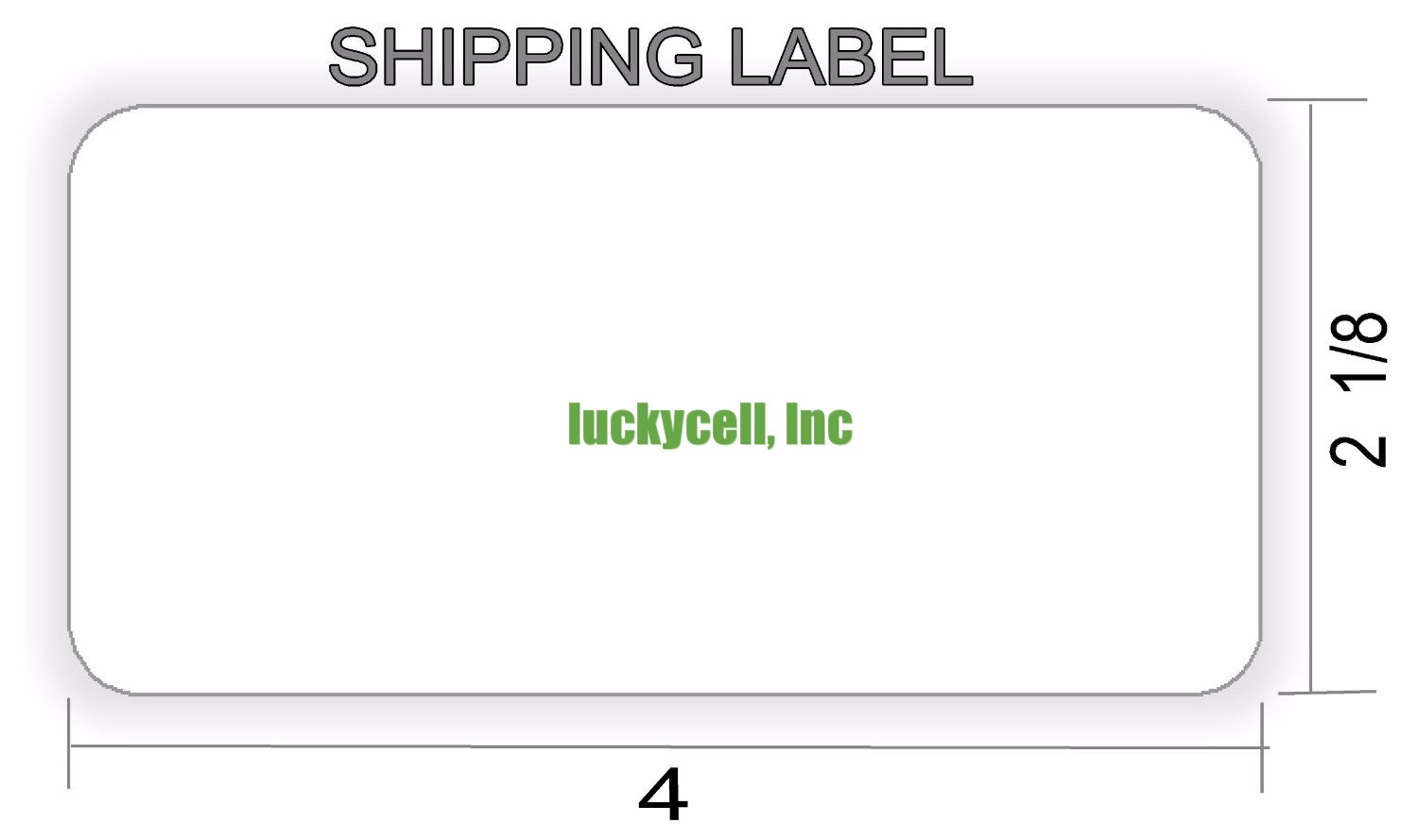 240 Per Roll Large Shipping Labels for DYMO® LabelWriters® 30323 / 30573