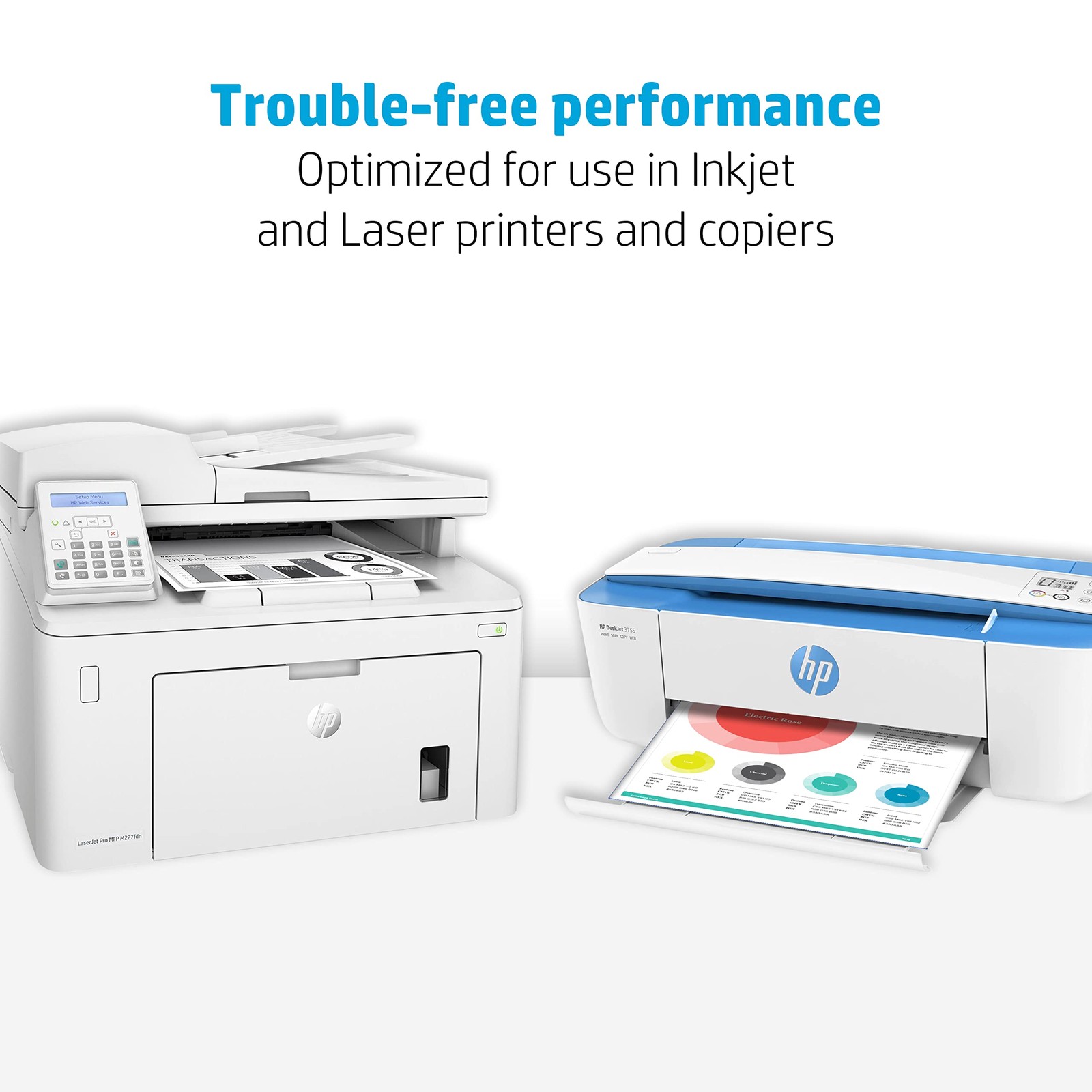 HP Printer Paper | 8.5 x 11 Paper | Copy &Print 20 lb | 1 Ream Case – 500 She