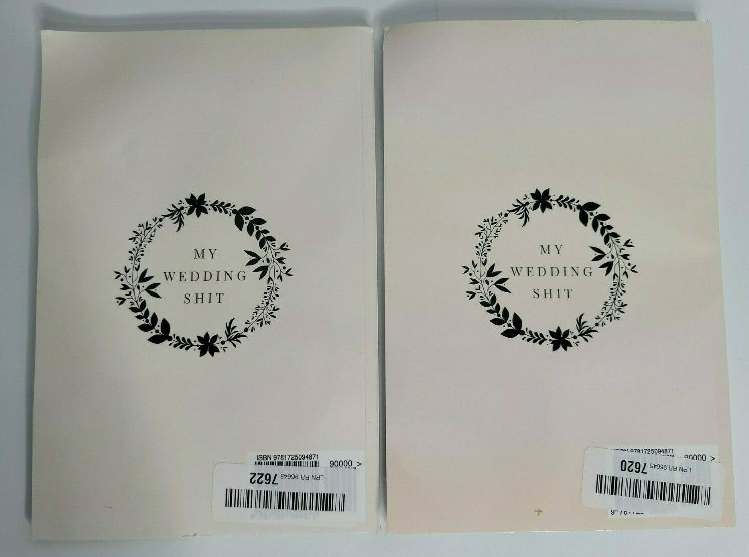 2 MY WEDDING SH!T Journal Notebooks Lot Set Ideas To Do Lists Blank Pages Plans