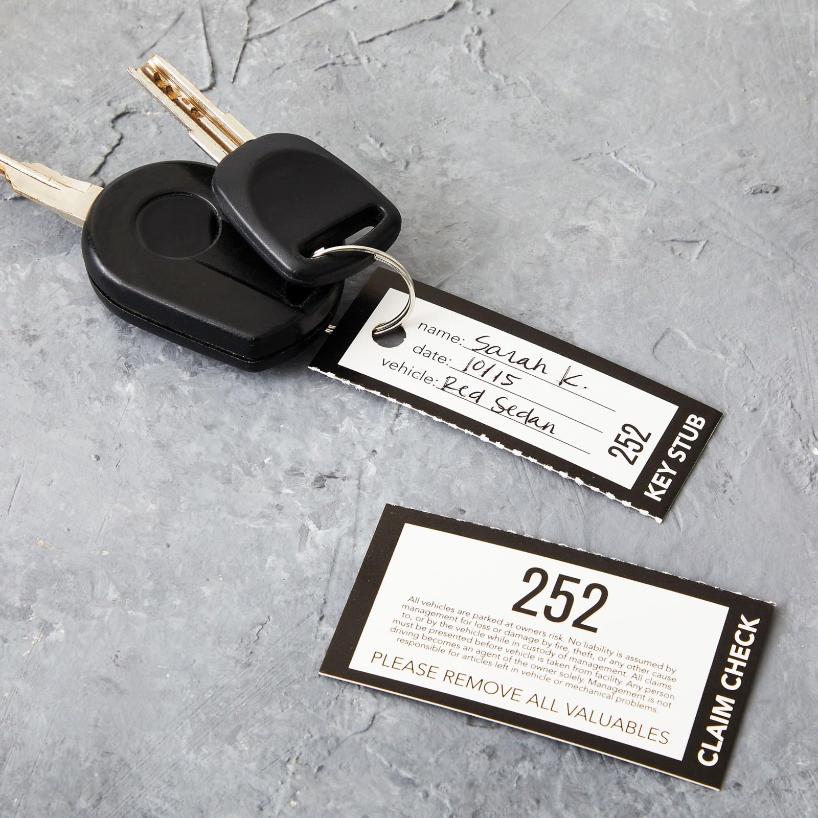 Juvale Valet Parking Tickets – 2000 Count 000-999 3-Part Perforated Cardstock 2