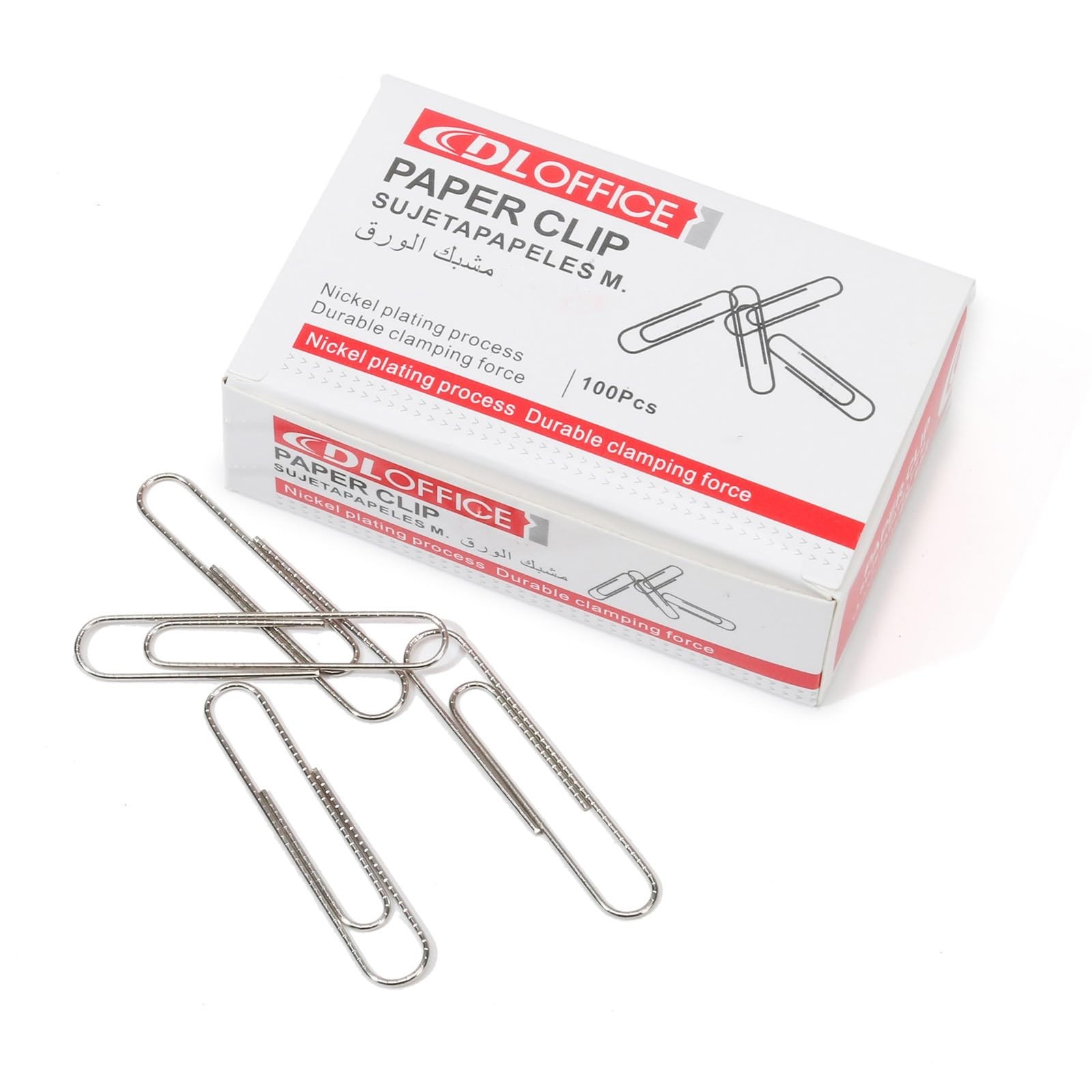 Jumbo Silver Paper Clips – 1000 Count (10 Boxes of 100) – Standard Size 2.0in –