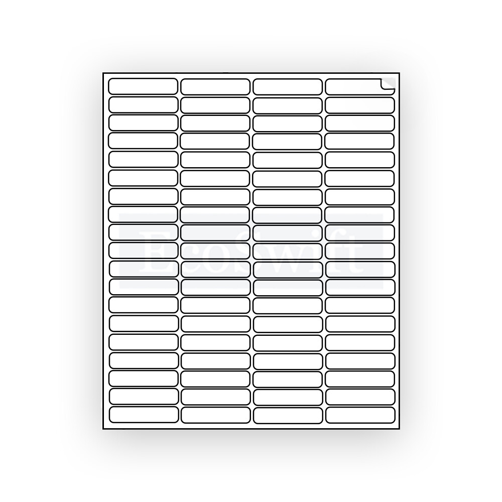 1200 1.75×0.5 EcoSwift Laser Address Shipping Mailing Labels 80/sheet 1 3/4 x1/2