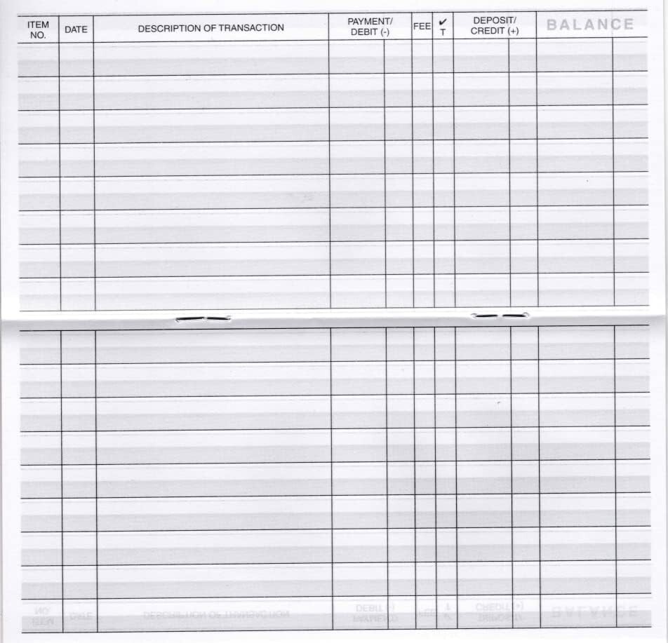 12 Checkbook Transaction Registers 2025-2026-2027 Calendars Check Book Bank …