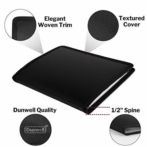 Dunwell 8×10 Photo Album Binder,24 Pocket Bound Presentation Book,48 Pages