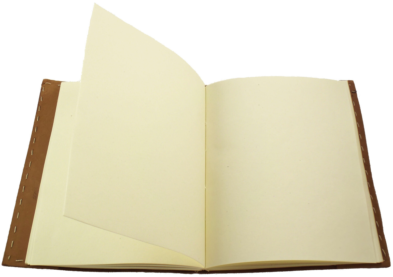 6×8 Journal Refill Handmade Paper Blank Unlined Notebook Diary Recycled Natural