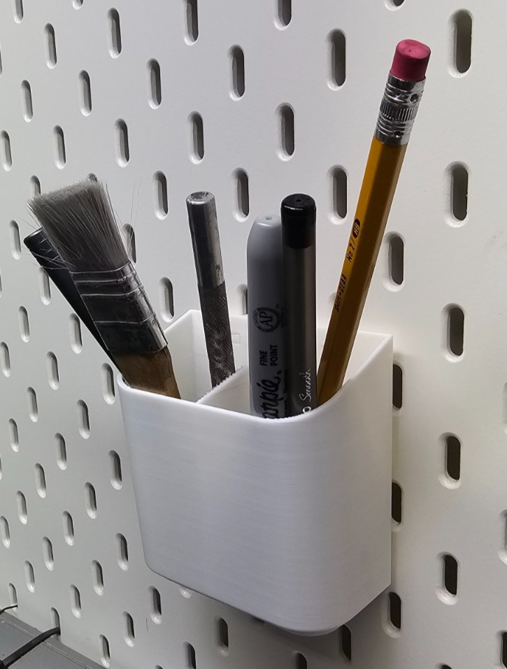 IKEA Skadis Pen Holder w/ hooks