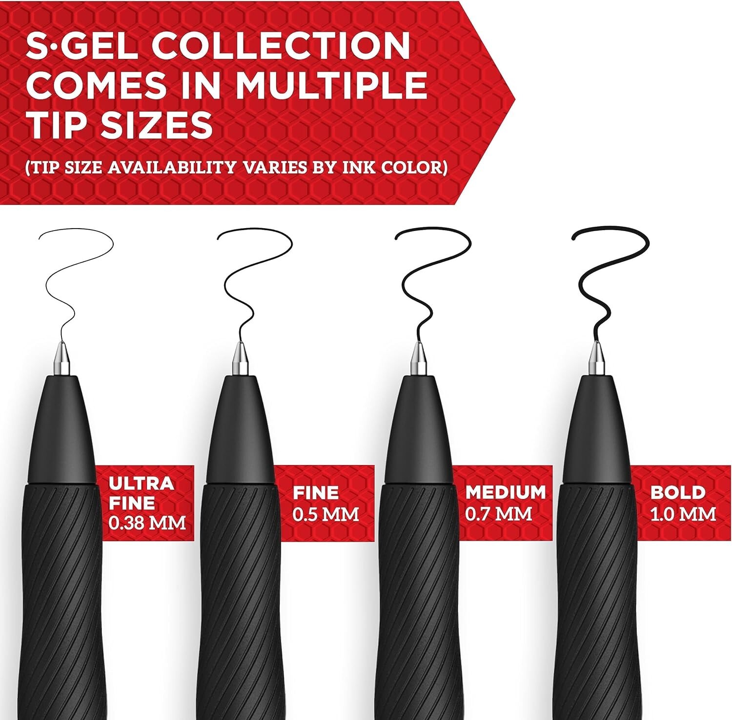 SHARPIE S-Gel Gel Pens Bold Point (1.0mm) Black 12 Count Pack of 1 Black New