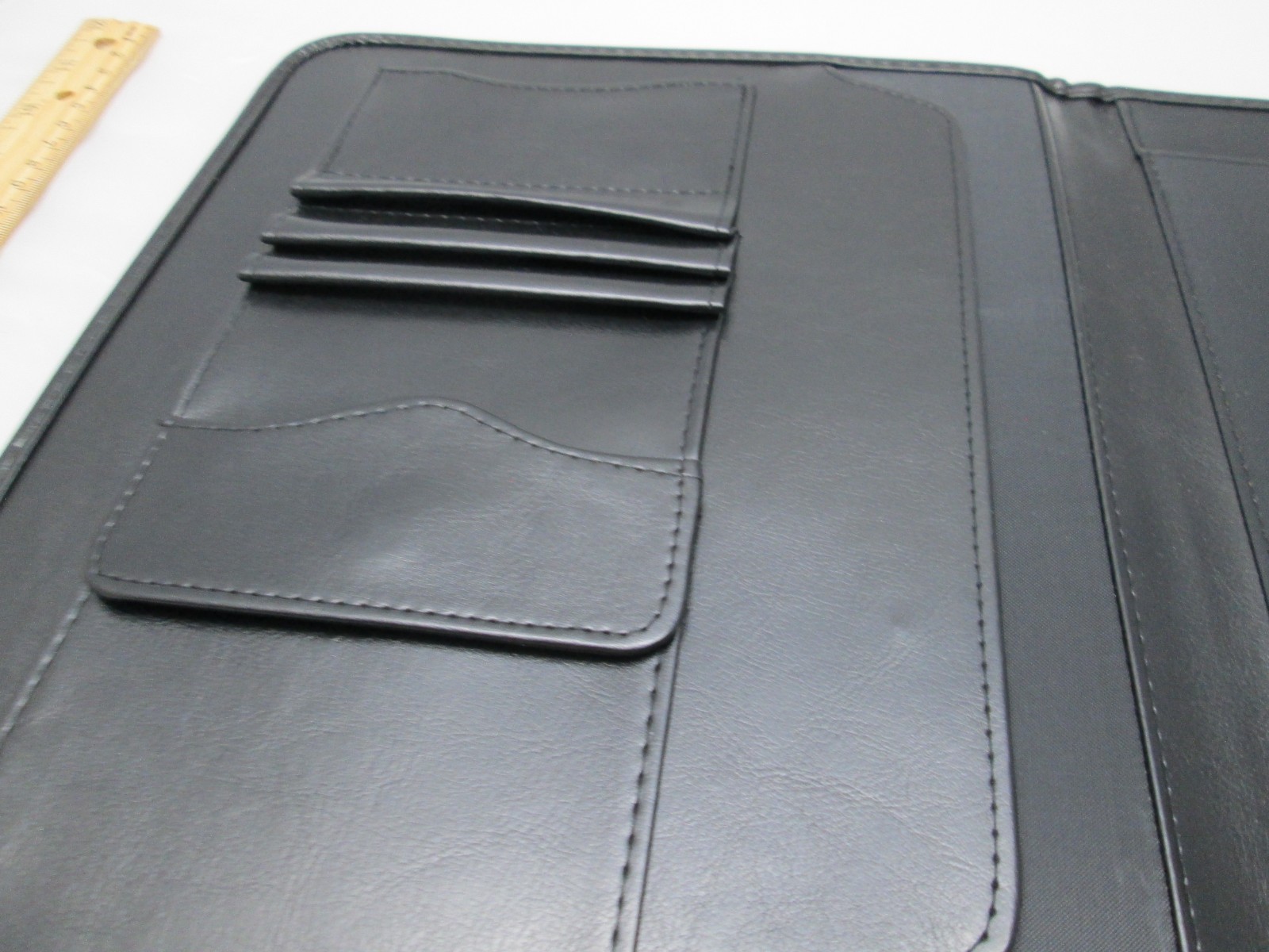 Black Portfolio Folder Organizer Planner Notepad 8.5″x11″ Legal Pad Folio