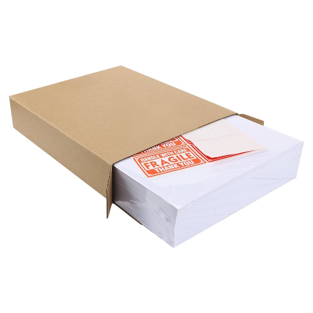 4000 8.5″ x 5.5″ Rounded Half Sheet Self Adhesive Shipping Labels 2 Per Sheet