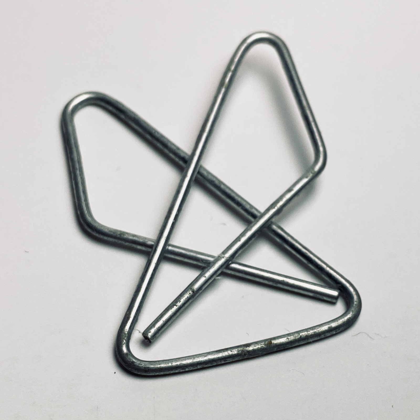 Vtg Paper Clips Sturdy Metal Butterfly Clamp Desk Office Work School Collectors