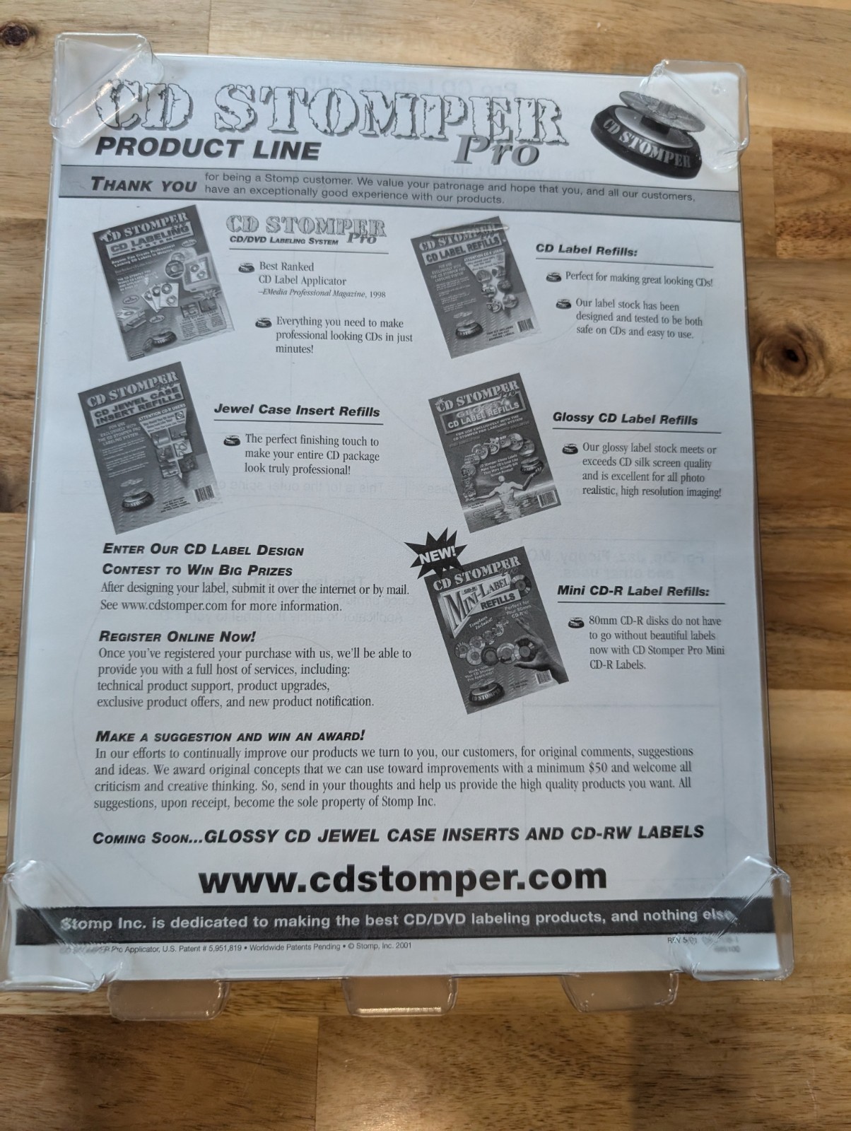 CD Stomper Pro CD Label Refills Mega Pack 300 Matte Labels